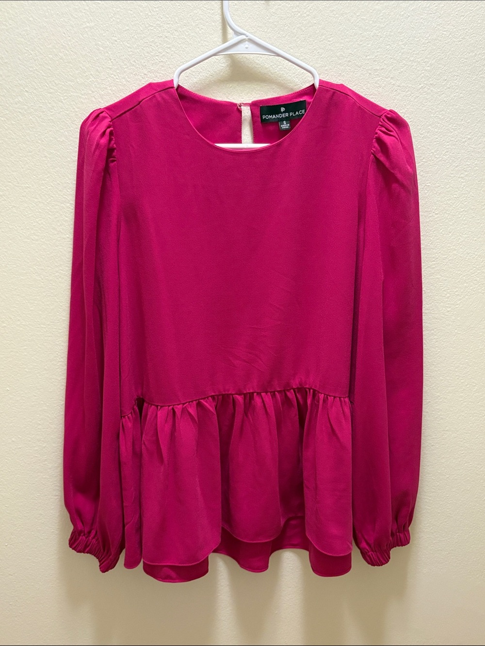 Pomander Place pink blouse (like new)